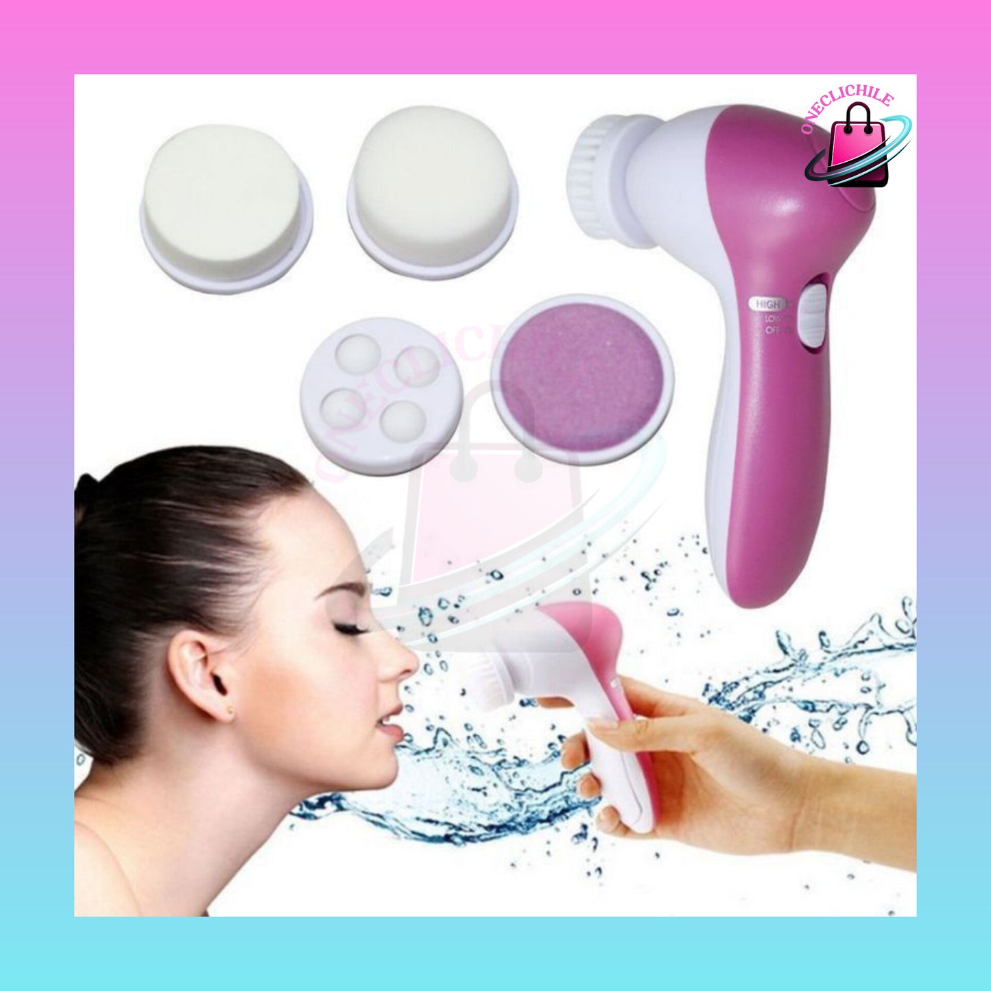 Limpiador Facial Exfoliante Masajeador