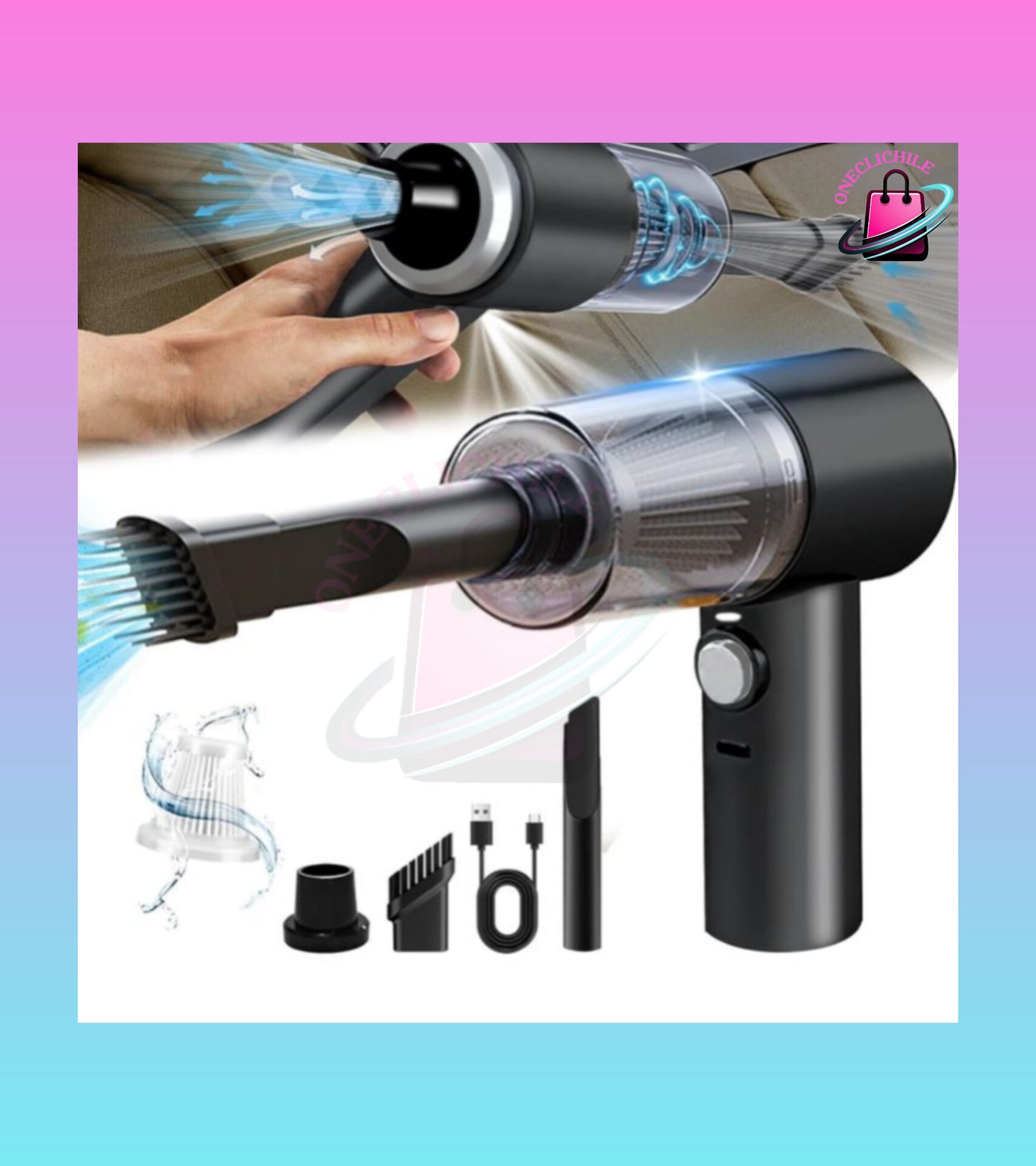 Mini Aspiradora de Auto Buena Calidad