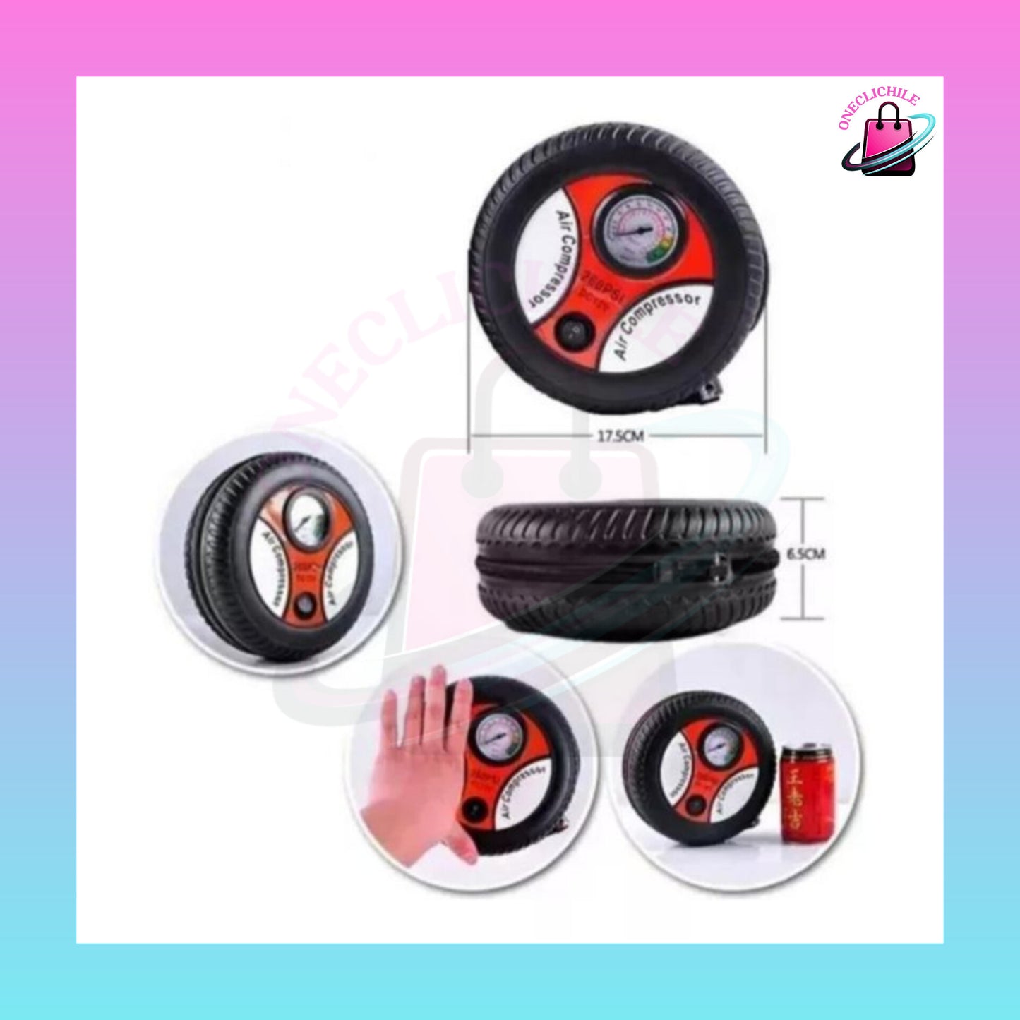 Inflador de Neumáticos Portátil